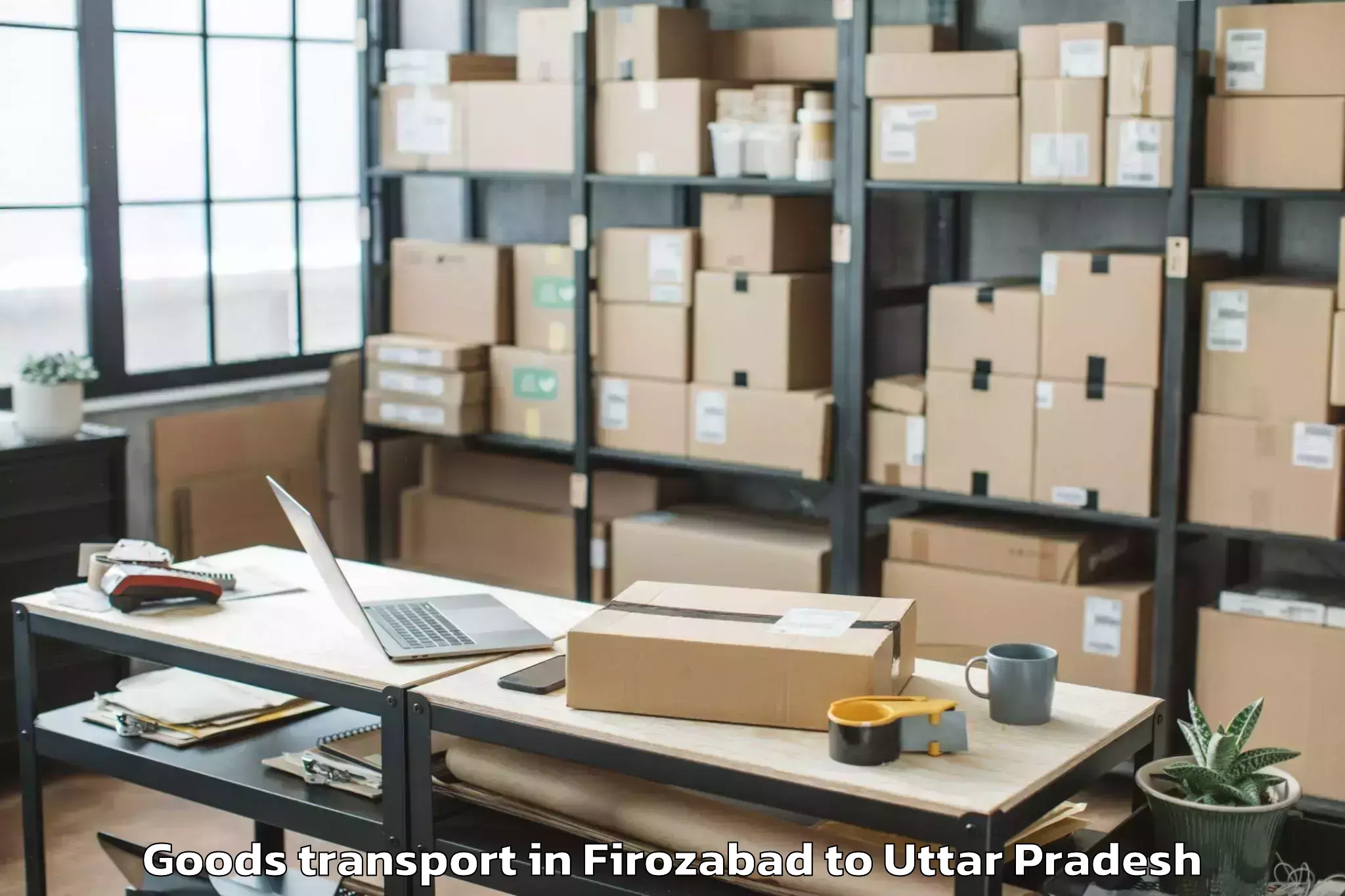 Affordable Firozabad to Unnao Goods Transport